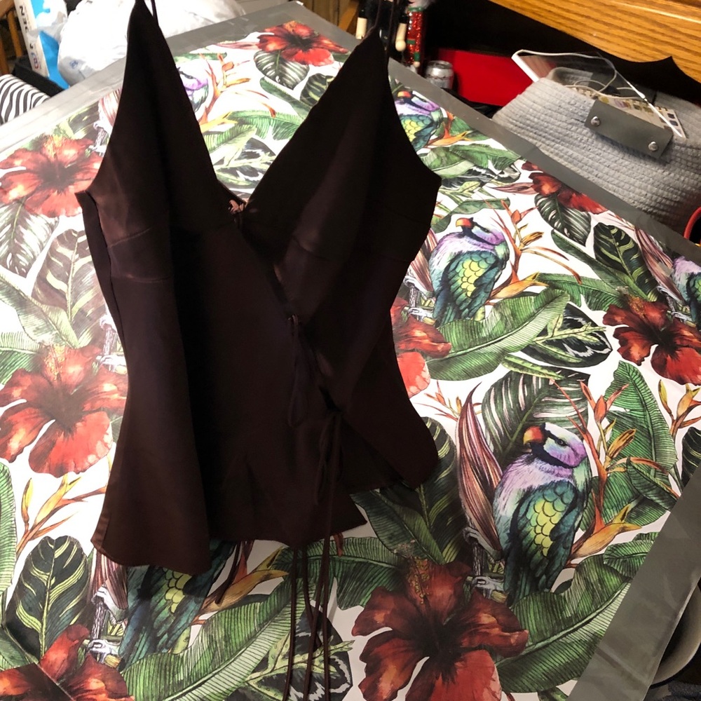 Lioness Barely There Tie Front Top